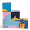 Rompecabezas. 6 cubos Les toupitis - Moulin Roty