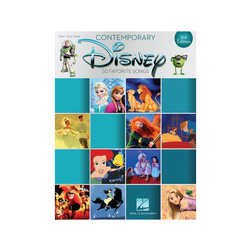 Partitura. CONTEMPORARY DISNEY - 50 FAVORITE SONGS