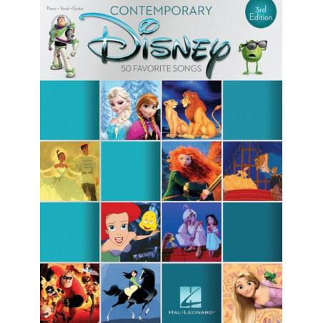 Partitura. CONTEMPORARY DISNEY - 50 FAVORITE SONGS