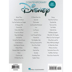 Partitura. CONTEMPORARY DISNEY - 50 FAVORITE SONGS