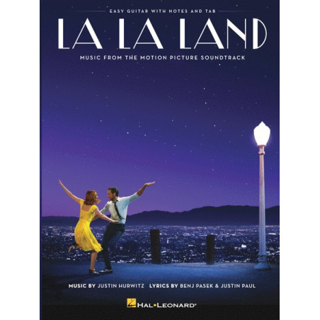 Partitura. LA LA LAND: MUSIC FROM THE MOTION PICTURE SOUNDTRACK (EASY GUITAR WITH NOTES AND TAB)