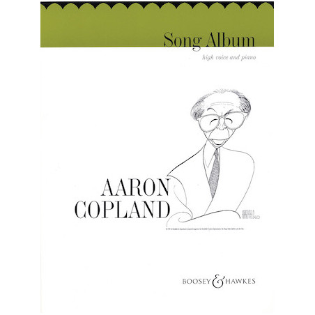 Partitura. Aaron Copland – Song Album for High Voice and Piano