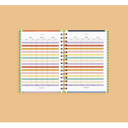 Agenda 2025. Life is a rainbow - 2 dias por página (pocket plus)