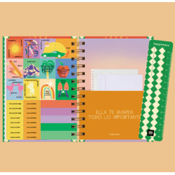 Agenda 2025. Life is a rainbow - 2 dias por página (pocket plus)