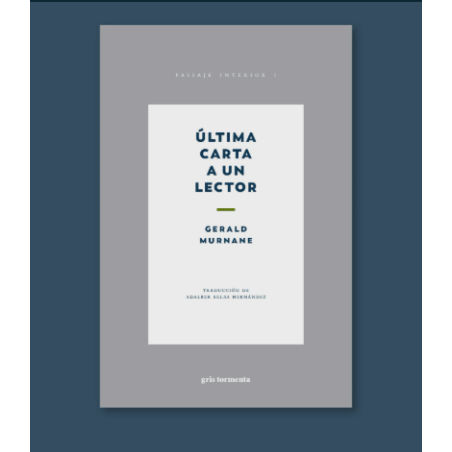 Libro. ÚLTIMA CARTA A UN LECTOR