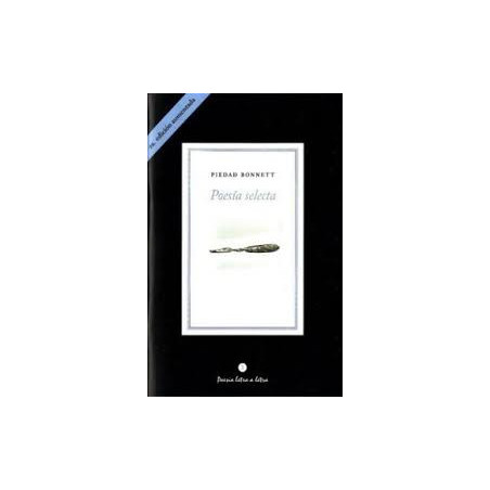 Libro. POESÍA SELECTA. Piedad Bonnett