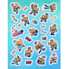 LIbro de sticker. DOG MAN - STICKER BOOK - (HOMBRE PERRO)