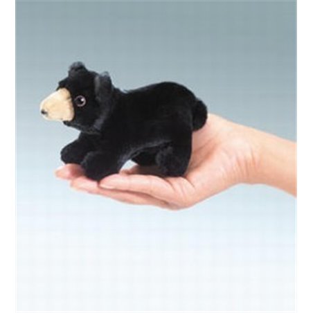 Títere de dedo. MINI OSO NEGRO
