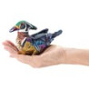 Títere de dedo. MINI PATO DE MADERA