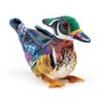 Títere de dedo. MINI PATO DE MADERA