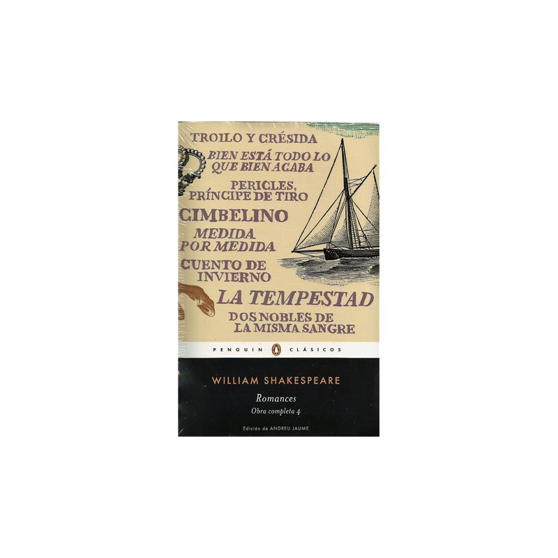 LIBRO. ROMANCES - OBRA COMPLETA 4 (SHAKESPEARE)