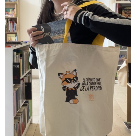 TOTE BAG.TIENDA TEATRAL por Raeioul
