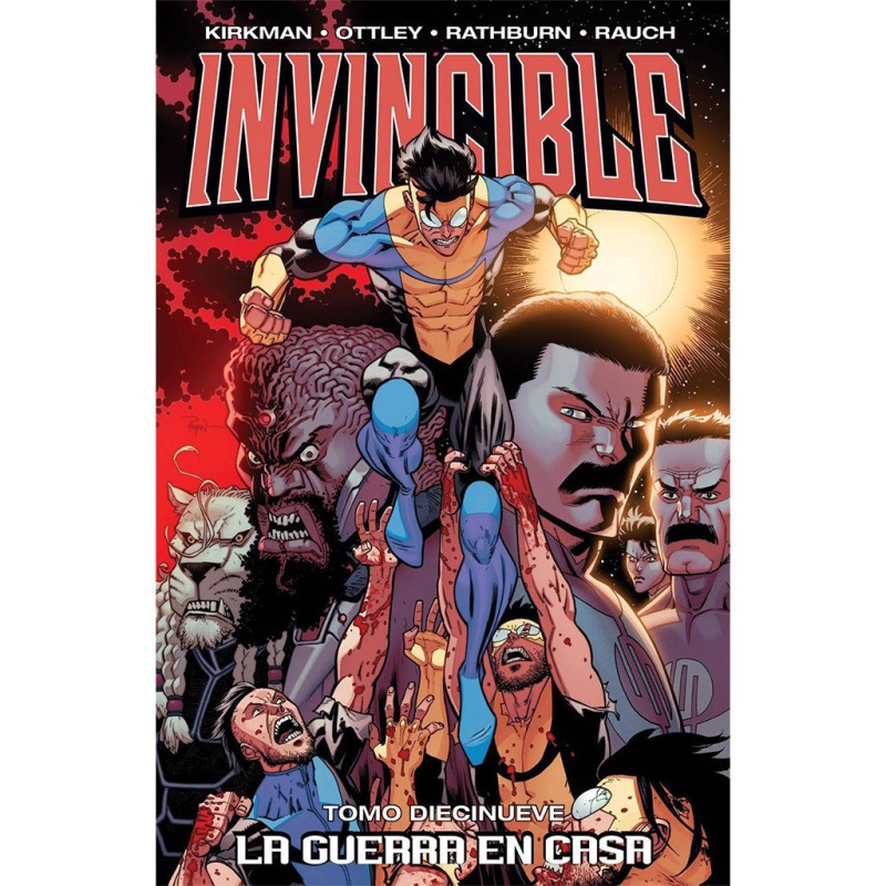 Cómic. INVINCIBLE 19 LA GUERRA EN CASA