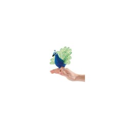 Títere de dedo. MINI PAVO REAL