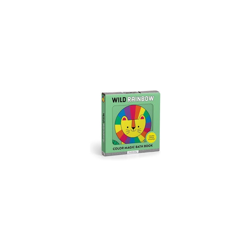 Libro para la tina. WILD RAINBOW. Color Magic Bath Book