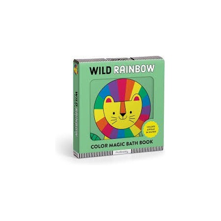Libro para la tina. WILD RAINBOW. Color Magic Bath Book