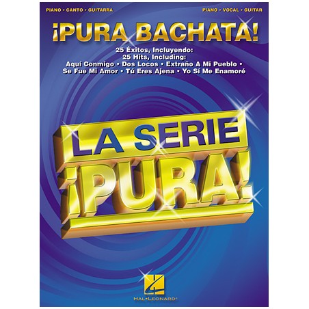 Partitura. ¡Pura Bachata! Piano/Vocal/Guitar Songbook