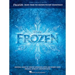 Partitura.  Closer Look Frozen Music from the Motion Picture Soundtrack Piano/Vocal/Guitar Songbook Softcover