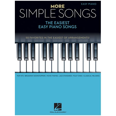 Partitura. More Simple Songs The Easiest Easy Piano Songs