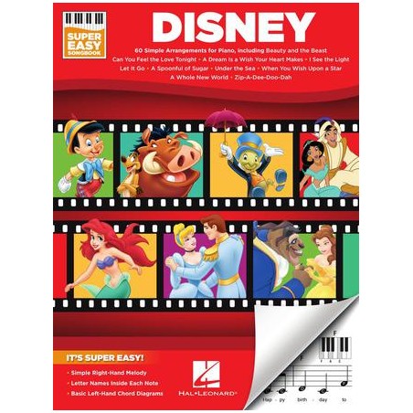 Partitura. Disney – Super Easy Songbook