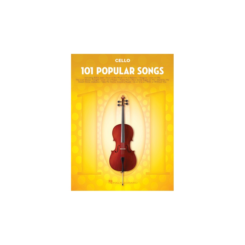 Partitura. 101 Popular Songs for Cello