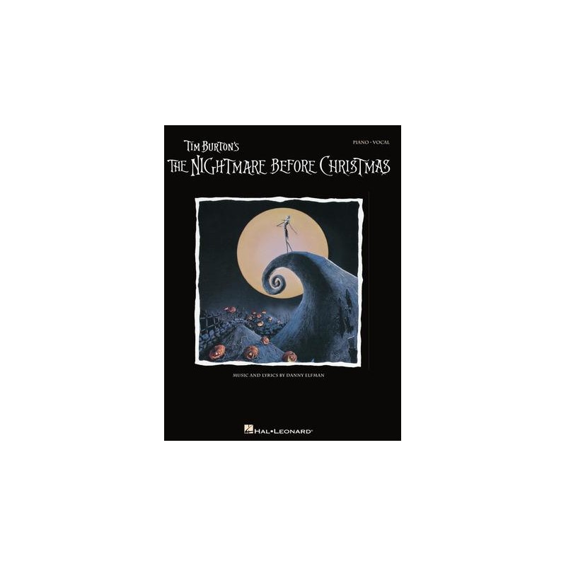 Partitura. Tim Burton's The Nightmare Before Christmas