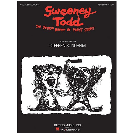 Partitura. Sweeney Todd – Revised Edition