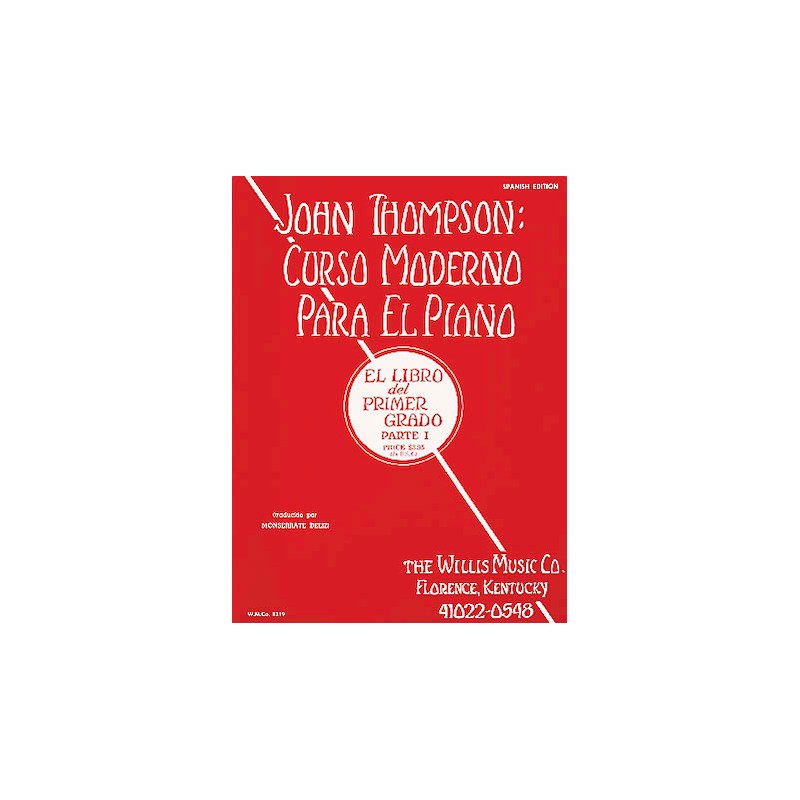 Libro. Curso moderno para el piano. John Thompson