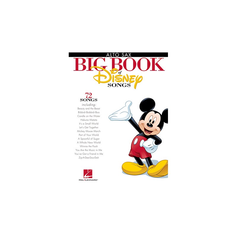 Partitura. The Big Book of Disney Songs. Alto Saxophone