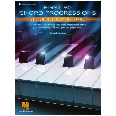 Partitura. First 50 Chord Progressions You Should Play on Piano