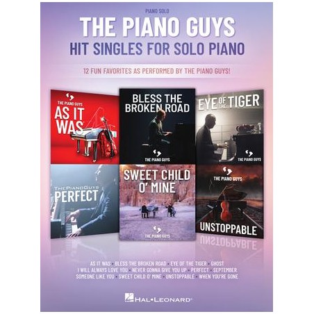 Partitura. The Piano Guys Hit Singles for Piano Solo 12 Fun Favorites as Performed by the Piano Guys!