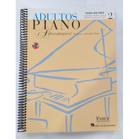 Libro Método. ADULTOS. Piano Adventures. TODO EN UNO 1 - Libro 2