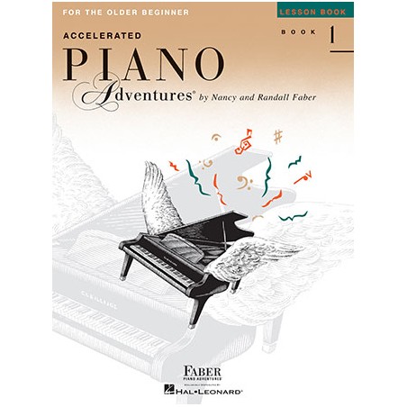 Libro. Accelerated Piano Adventures for the Older Beginner. Lesson Book 1