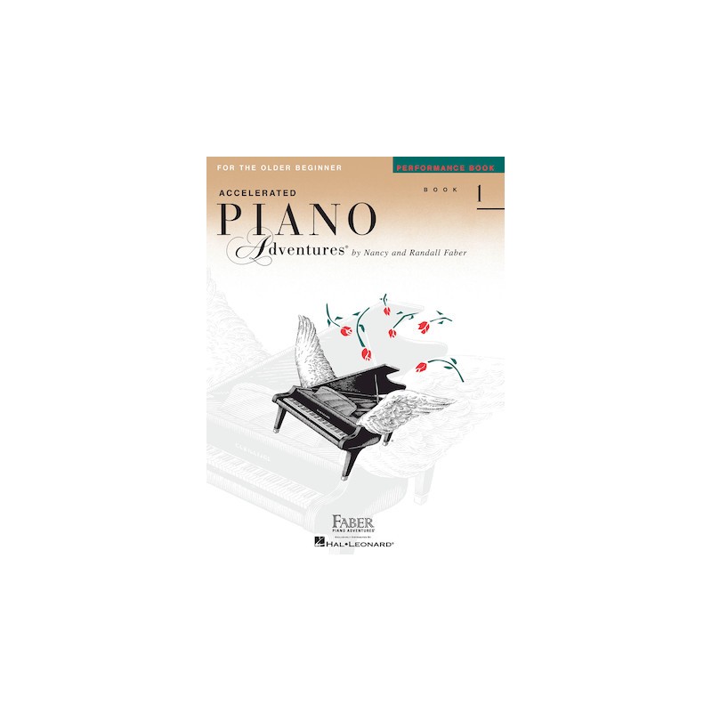 Libro. Accelerated Piano Adventures for the Older Beginner. Performance Book 1