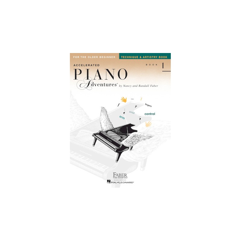 Libro. Accelerated Piano Adventures for the Older Beginner. Technique & Artistry, Book 1