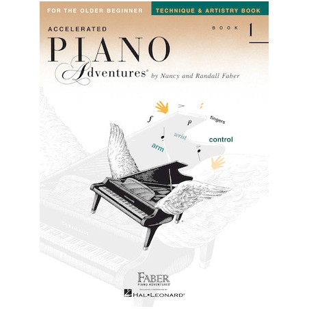 Libro. Accelerated Piano Adventures for the Older Beginner. Technique & Artistry, Book 1