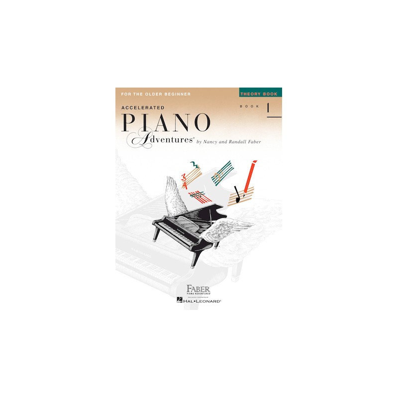 Libro. Accelerated Piano Adventures for the Older Beginner. Theory Book 1
