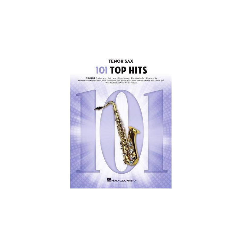 Partitura.101 Top Hits for Tenor Sax