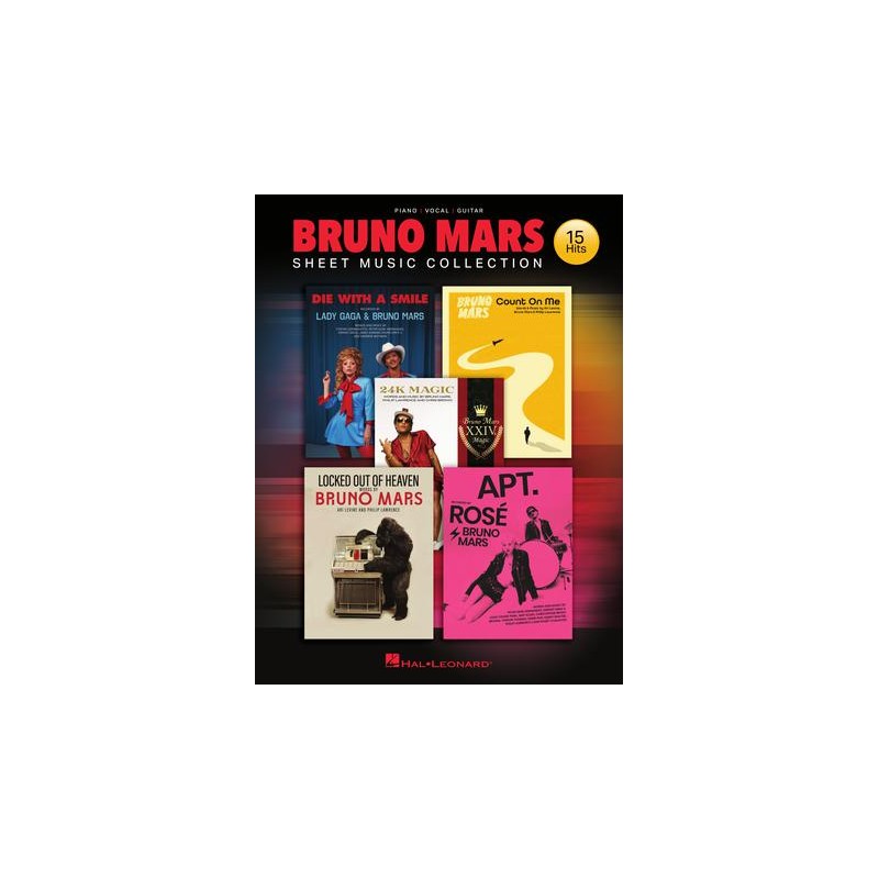 Partitura. Bruno Mars Sheet Music Collection