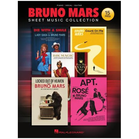 Partitura. Bruno Mars Sheet Music Collection