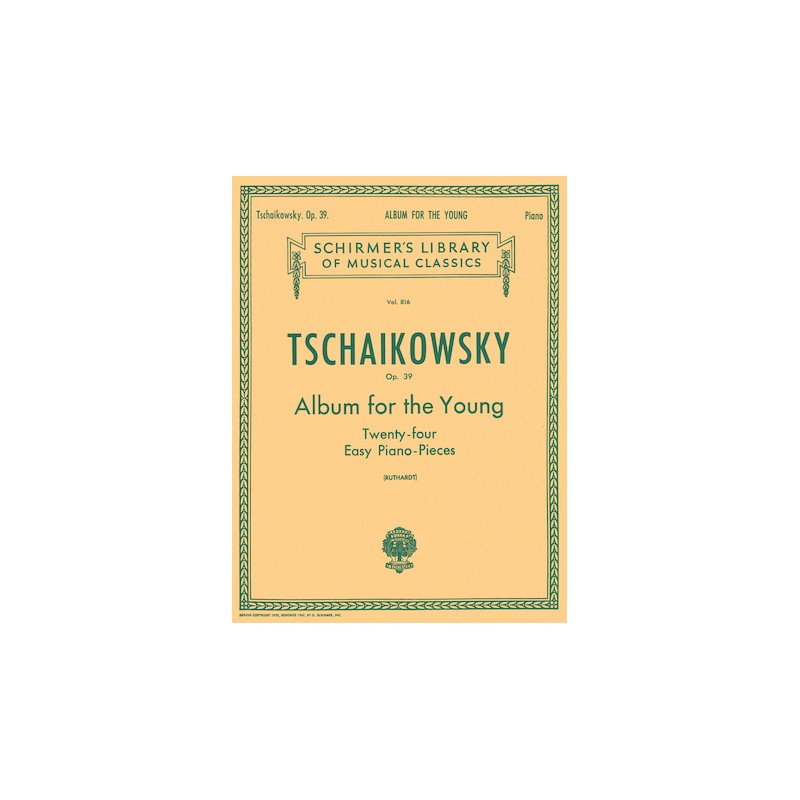 Partitura. Album for the Young (24 Easy Pieces), Op. 39. Tchaikovsky