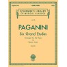 Partitura. 6 Grande Etudes after N. Paganini. Schirmer Library of Classics Volume 835