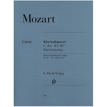 Partitura. MOZART. Concerto C Major, reducción a piano K.467