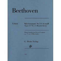 Partitura. BEETHOVEN. Piano Sonata No. 14 in C-sharp minor, Op. 27, No. 2 (Moonlight)