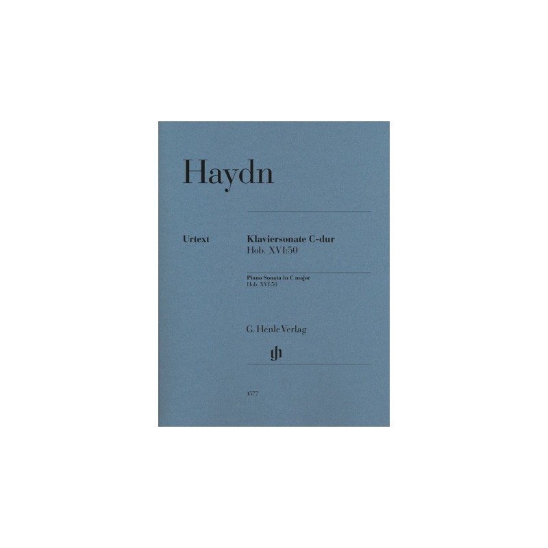 Partitura. HAYDN. Piano Sonata C Major. Hob. XVI:50 Piano Solo