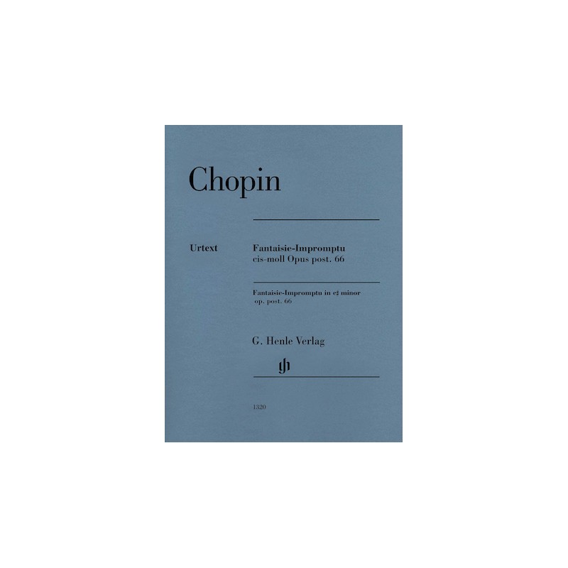 Partitura. CHOPIN. Fantaisie-Impromptu C-sharp Minor Op. Post. 66