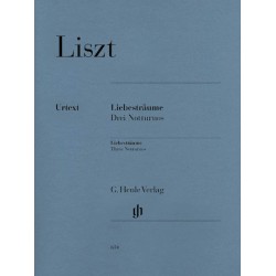 Partitura. LISZT. Liebesträume, 3 Notturnos Piano Solo.