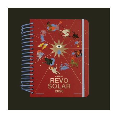 Agenda 2026 Astrológica Revo Solar - Signos (2 días por página)
