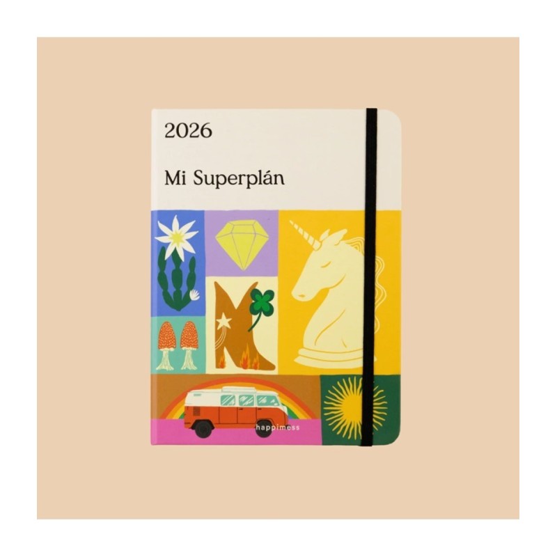 Agenda 2026 Mi superplán - Jardín Secreto (Semanal)