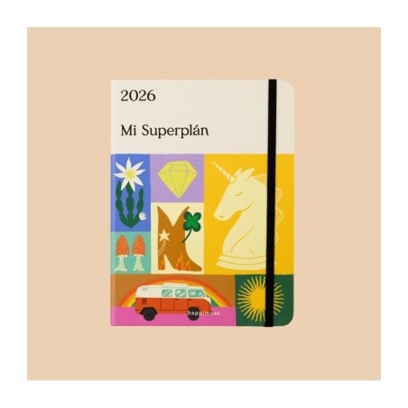 Agenda 2026 Mi superplán - Jardín Secreto (Semanal)